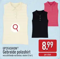 ALDI Up2fashion Gebreide poloshirt aanbieding