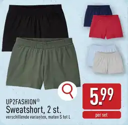 ALDI Up2fashion Sweatshort aanbieding