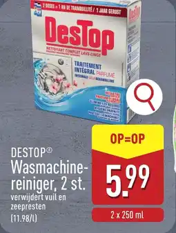 ALDI DesTop Wasmachinereiniger aanbieding