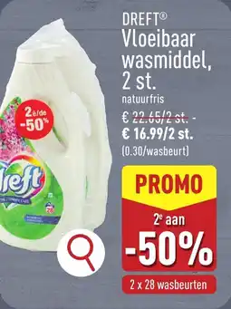 ALDI Dreft Vloeibaar Wasmiddel aanbieding