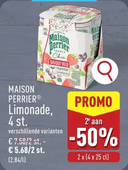 ALDI Maison Perrier Limonade aanbieding