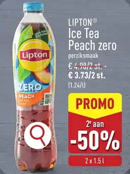 ALDI Lipton Peach zero Ice Tea aanbieding