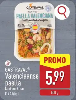 ALDI Gastraval Valenciaanse paella aanbieding
