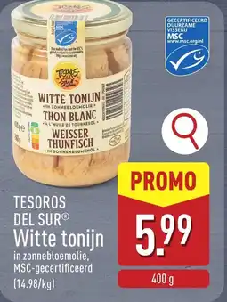 ALDI Tesoros del sur Witte tonijn aanbieding