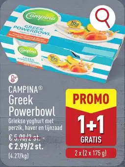 ALDI Campina Greek Powerbowl aanbieding