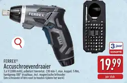ALDI Ferrex Accuschroevendraaier aanbieding