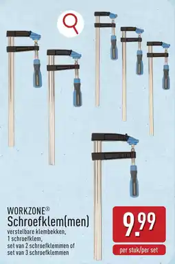 ALDI Workzone Schroefklem(men) aanbieding