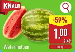 ALDI Watermeloen aanbieding