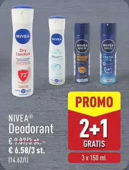 ALDI Nivea Deodorant aanbieding