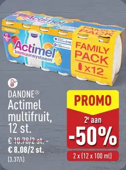 ALDI Danone Actimel multifruit aanbieding