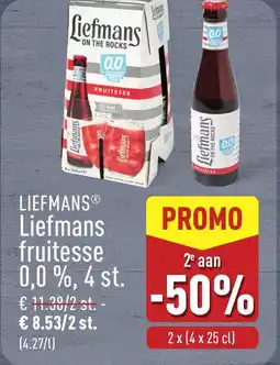 ALDI Liefmans Fruitesse 0,0 % aanbieding