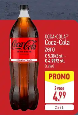 ALDI Coca-Cola Zero aanbieding