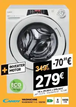Electro Depot Candy Wasmachine R0436DWMC7/1-S aanbieding