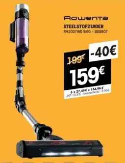 Electro Depot Rowenta Steelstofzuiger RH2037W0 9.60 aanbieding