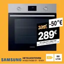 Electro Depot Samsung Heteluchtoven NV68A1140BS/EF - 974811 aanbieding