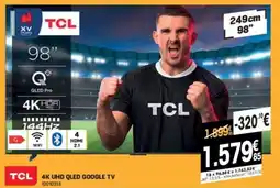 Electro Depot TCL 4K UHD QLED Google TV aanbieding