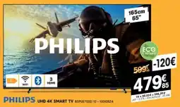 Electro Depot Philips UHD 4K Smart TV 65PUS7000/12 aanbieding