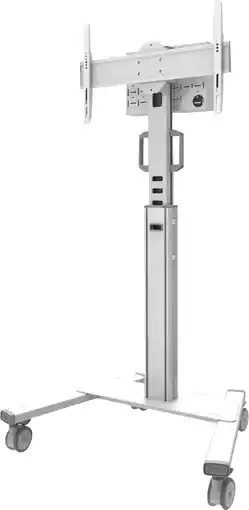 Coolblue Neomounts MOVE Up FL50S-825WH1 Support de Sol Motorisé Blanc aanbieding