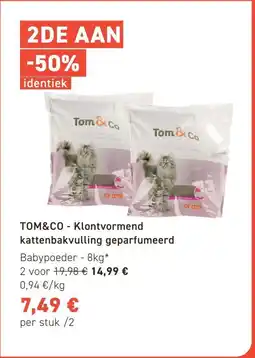 Tom&Co Tom&Co Klontvormend kattenbakvulling geparfumeerd aanbieding