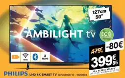 Electro Depot Philips UHD 4K Smart TV 50PUS8000/12 aanbieding