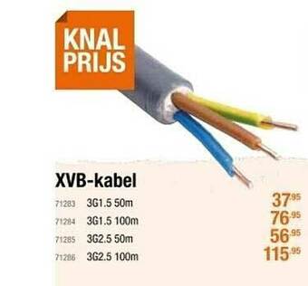 Cevo Xvb-kabel aanbieding