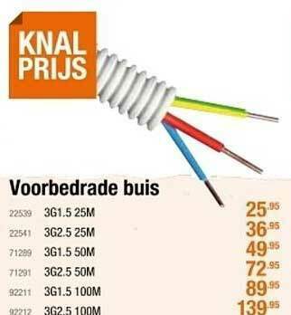 Cevo Voorbedrade Buis aanbieding