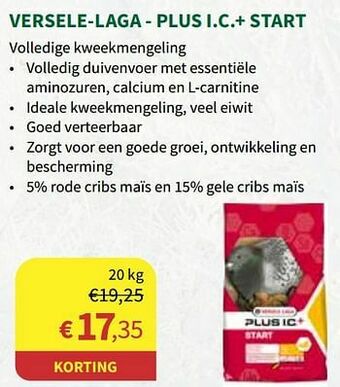 Horta Versele-laga - plus i.c.+ start aanbieding