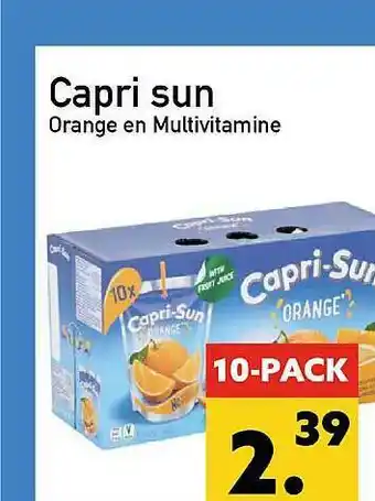 Capri Sun Orage En Multivitamine