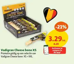 Maxi Zoo Vadigran Cheese bone XS aanbieding