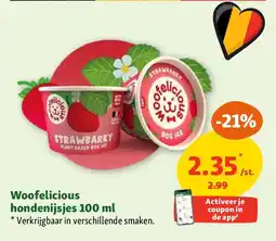 Maxi Zoo Woofelicious hondenijsjes 100 ml aanbieding