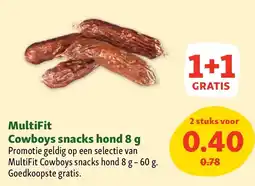 Maxi Zoo MultiFit Cowboys snacks hond 8 g aanbieding
