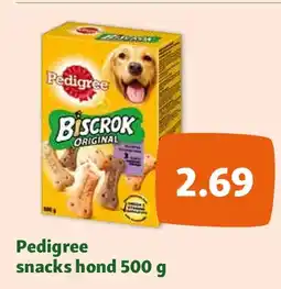 Maxi Zoo Pedigree snacks hond 500 g aanbieding