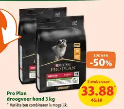 Maxi Zoo Pro Plan droogvoer hond 3 kg aanbieding