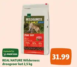 Maxi Zoo REAL NATURE Wilderness droogvoer kat 2,5 kg aanbieding