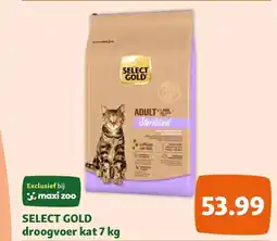 Maxi Zoo SELECT GOLD droogvoer kat 7 kg aanbieding