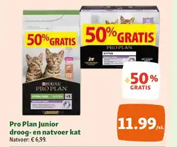 Maxi Zoo Pro Plan Junior droog- en natvoer kat aanbieding