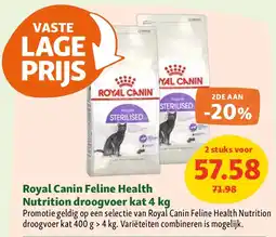Maxi Zoo Royal Canin Feline Health Nutrition droogvoer kat 4 kg aanbieding