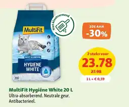 Maxi Zoo MultiFit Hygiëne White 20 L aanbieding