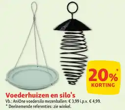 Maxi Zoo Voederhuizen en silo's aanbieding