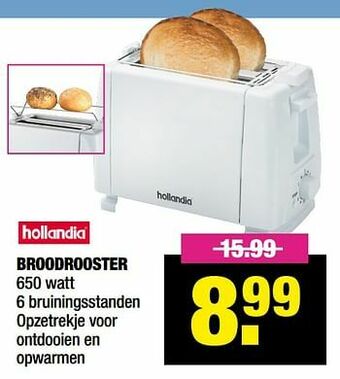 Big Bazar Hollandia broodrooster aanbieding