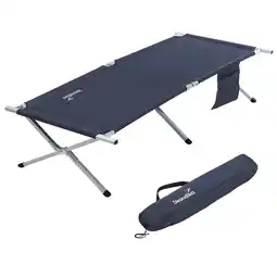 Decathlon Veldbed Vuoma – Ligbed XXL - Comfortabel opklapbed- tot 200 kg - 210 x 75 cm aanbieding