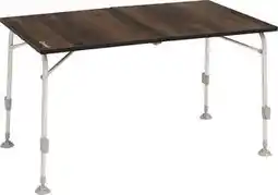 Decathlon Campingtafel Outwell Berland L, waterdicht Kleur zwart en grijs aanbieding