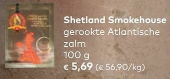 Bio Planet Shetland smokehouse gerookte atlantische zalm aanbieding