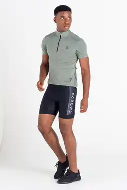 Decathlon Fietsshort Heren Reflecterend Gel Sneldrogend Ecliptic Ii aanbieding