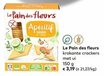 Le pain des fleurs krokante crackers met ui