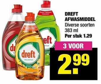 Big Bazar Dreft afwasmiddel aanbieding