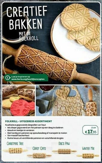 Horta Folkroll - uitgebreid assortiment aanbieding