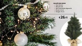 Horta Malmö mini boom aanbieding