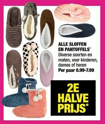 Big Bazar Alle sloffen en pantoffels aanbieding