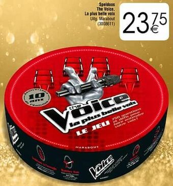 Cora Speldoos the voice la plus belle voix aanbieding